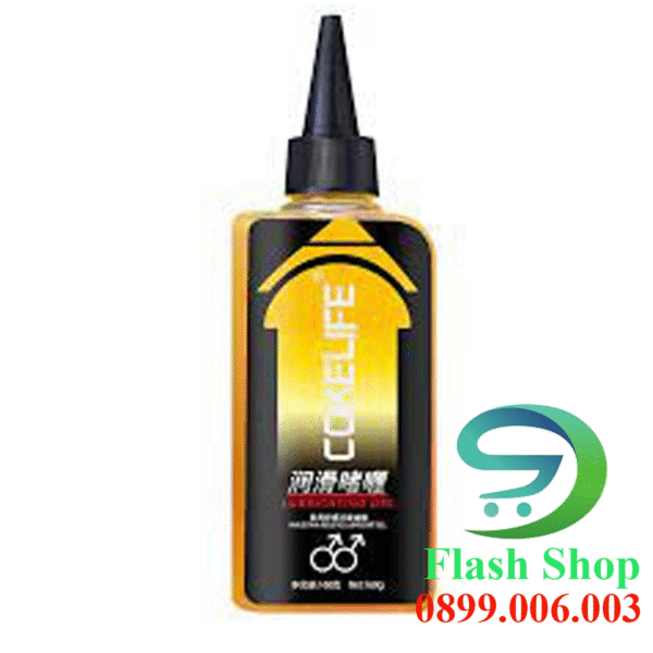 Gel Bôi Đà Nẵng Trơn Nóng Ấm Cokelife Superman Vàng - Chai 85ml